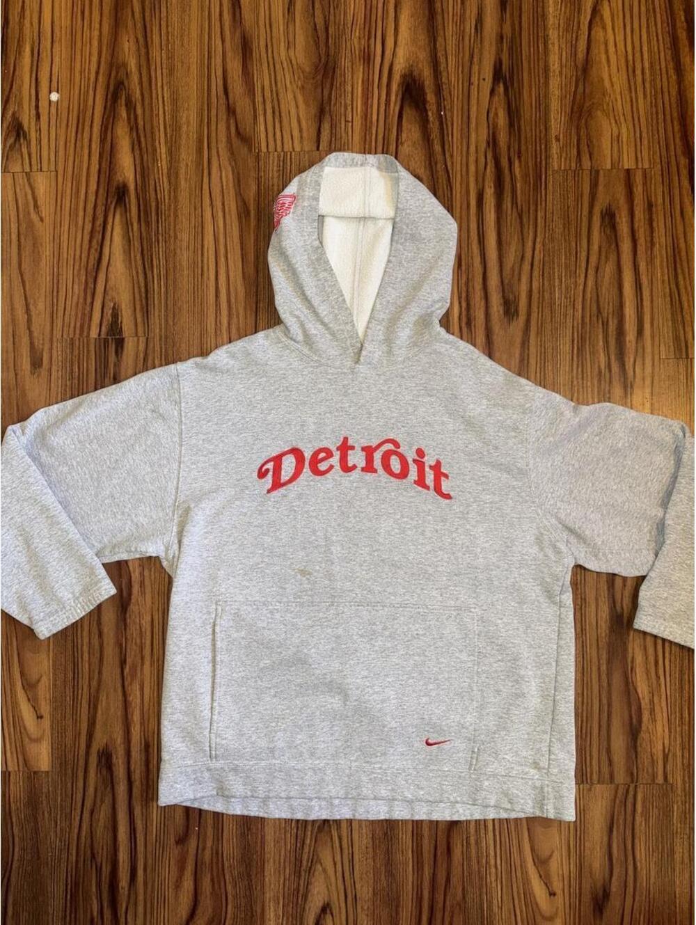 Vintage Nike Detroit Red Wings Hoodie – Size Large